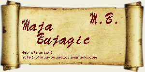 Maja Bujagić vizit kartica